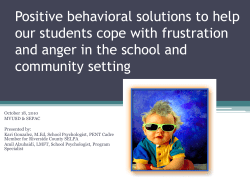 Behavior Support Plan &ndash; Fundamentals