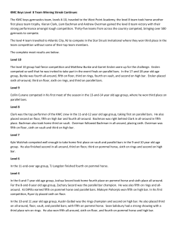 KMC Boys Level 8 Team Winning Streak Continues The KMC boys