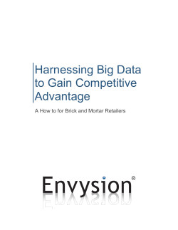 Harnessing Big Data to Gain Competitive Advantage