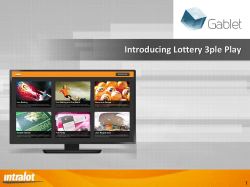 Lottery 3ple Play: Games, Information, Advertisement