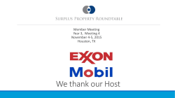 Surplus Property Network Member Meeting Year 2, Meeting 3