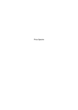 Chapter 1 Price Spectre Custom Algorithms