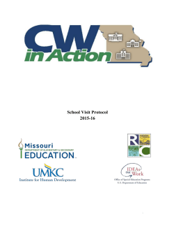 CW School Visit Protocol