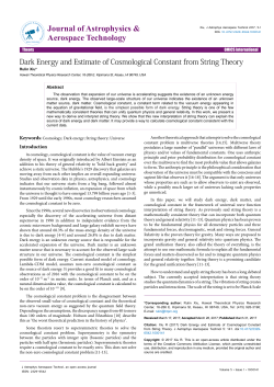 Dark Energy and Estimate of Cosmological Constant from String