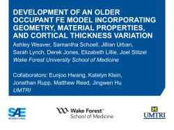 Presentation title in SAE Blue, Arial Bold 21pt on one or