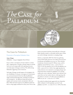The Case for Palladium