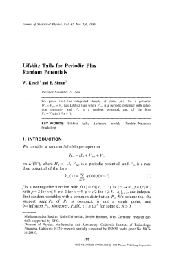 Lifshitz tails for periodic plus random potentials