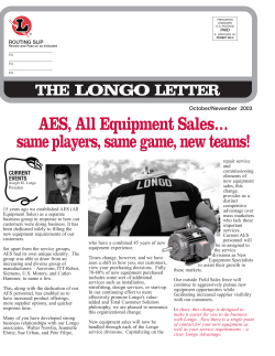 AES, All Equipment Sales&hellip; same players, same game, new teams!