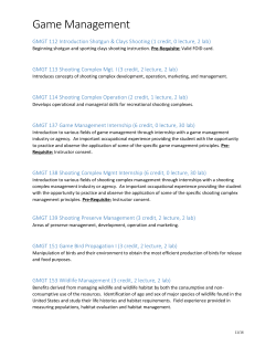 Game Management (GMGT)