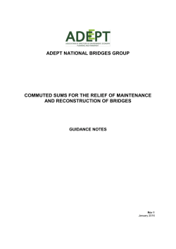 adept national bridges group commuted sums for the relief of