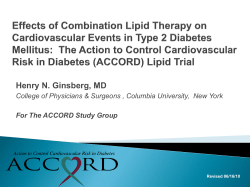 Glycemia Intervention Data Report