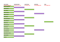 first round second round quart final semi final final played by june