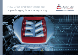 How CFOs and their teams are supercharging financial reporting