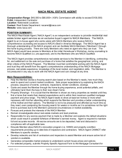 NACA Real Estate Agent