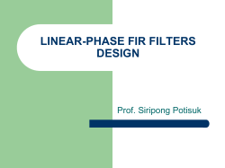iir filters design by pole-zero placement
