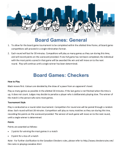 Board Games: Checkers Board Games: General