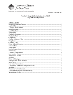 Nonprofit Revitalization Act - Lawyers Alliance for New York