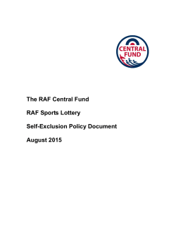 Self Exclusion Policy