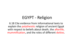 EGYPT - Religion