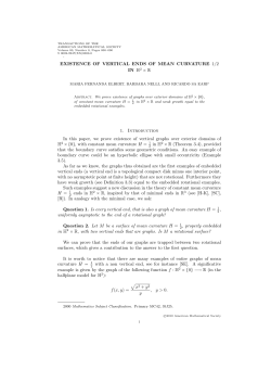 . EXISTENCE OF VERTICAL ENDS OF MEAN CURVATURE 1/2 IN