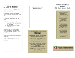 Entry Criteria for Tier 2 Supports