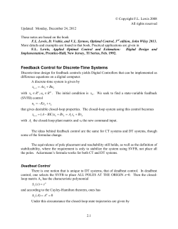 Discrete-time LQR and system discretization