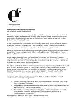 Complaints Assessment Committee v McMillan