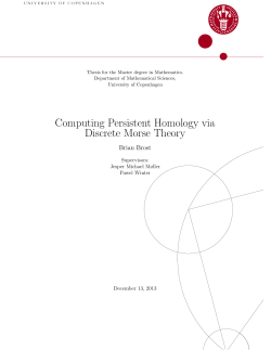 Computing Persistent Homology via Discrete Morse Theory