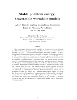 Stable phantom energy traversable wormhole models