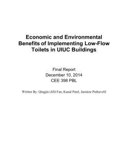Implementing Low-Flow Toilets
