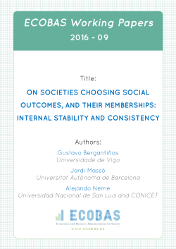 On Societies Choosing Social Outcomes, and their