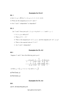 Examples for Ch