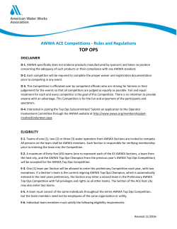 TOP OPS - American Water Works Association