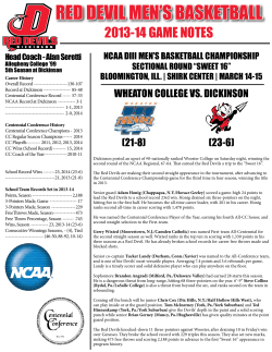 RED DEVIL MEN`S BASKETBALL