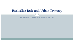 The Rank Size Rule