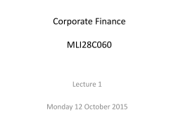 Multinational Financial Management 896N1