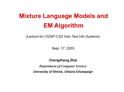 EM Algorithm