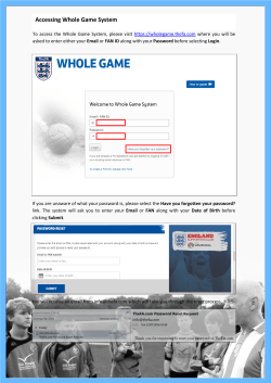 Accessing Whole Game System