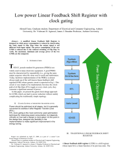 iii. traditional linear feedback shift register