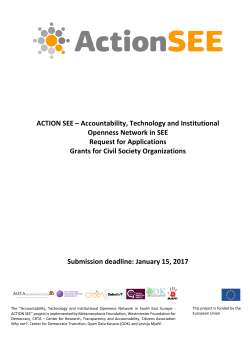ACTION SEE – Accountability, Technology and