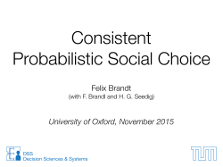 Consistent Probabilistic Social Choice.key - DSS