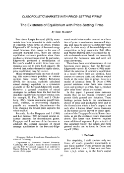 The Existence of Equilibrium with Price-Setting Firms