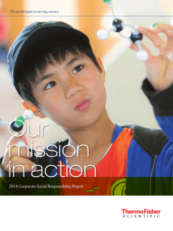 2014 Corporate Social Responsibility Report