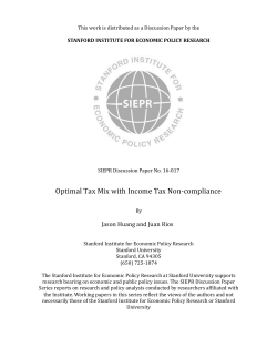 Optimal Tax Mix with Income Tax Non-compliance