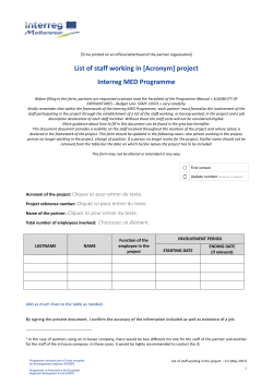 INTERACT Seminar on the European Grouping of Territorial