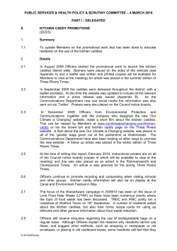 comm waste recycling - Three Rivers District Council