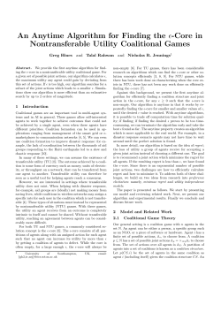 An Anytime Algorithm for Finding the &isin;
