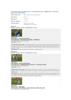 follow the leader - handball