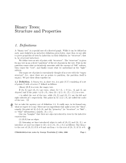 A "binary tree" is a special case of a directed graph. While it can be