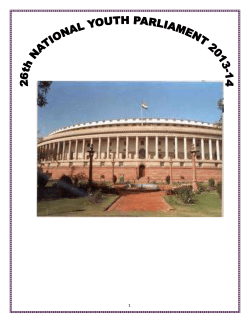 Youth Parliament Complete Script